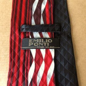 Emilio Ponti Silk Necktie